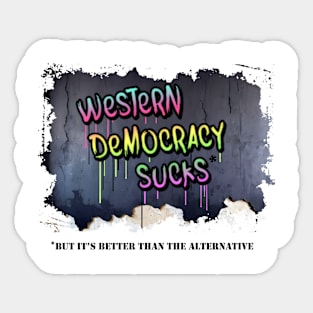 democracy Sticker